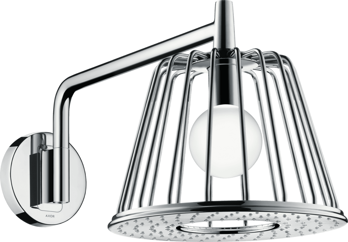 Picture of HANSGROHE AXOR LampShower/Nendo LampShower 275 1jet with shower arm #26031000 - Chrome