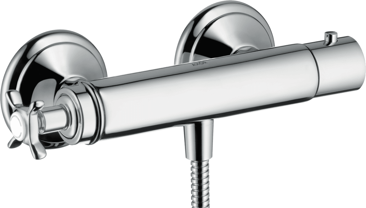 Bild von HANSGROHE AXOR Montreux Brausethermostat Aufputz mit Kreuzgriff Chrom 16261000