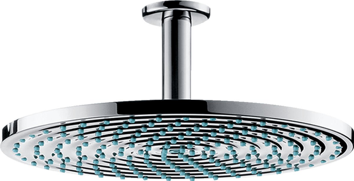 Picture of HANSGROHE Raindance S Overhead shower 300 1jet EcoSmart with ceiling connector #26600000 - Chrome