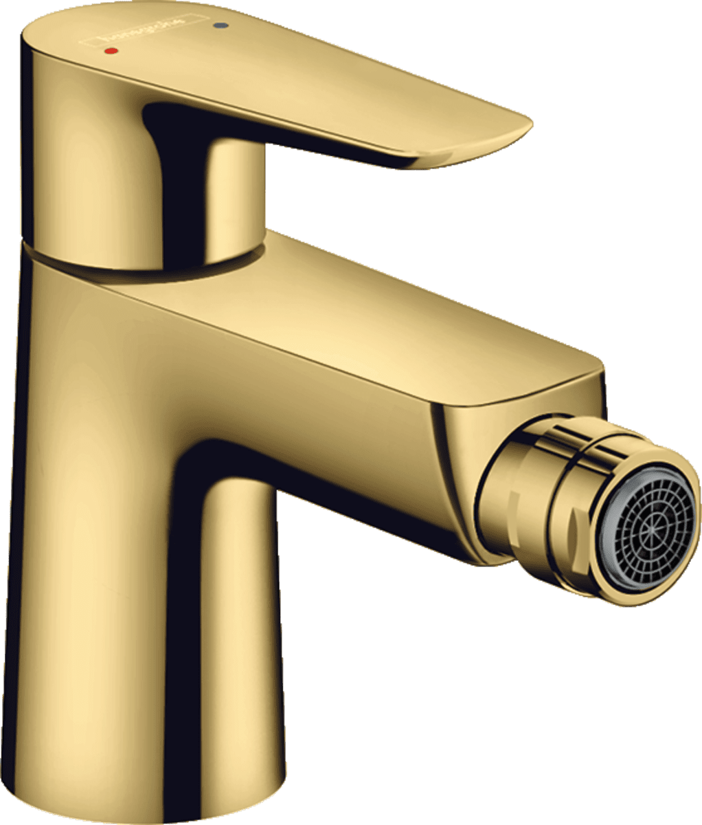 Bild von HANSGROHE Talis E Einhebel-Bidetmischer mit Zugstangen-Ablaufgarnitur #71720990 - Polished Gold Optic