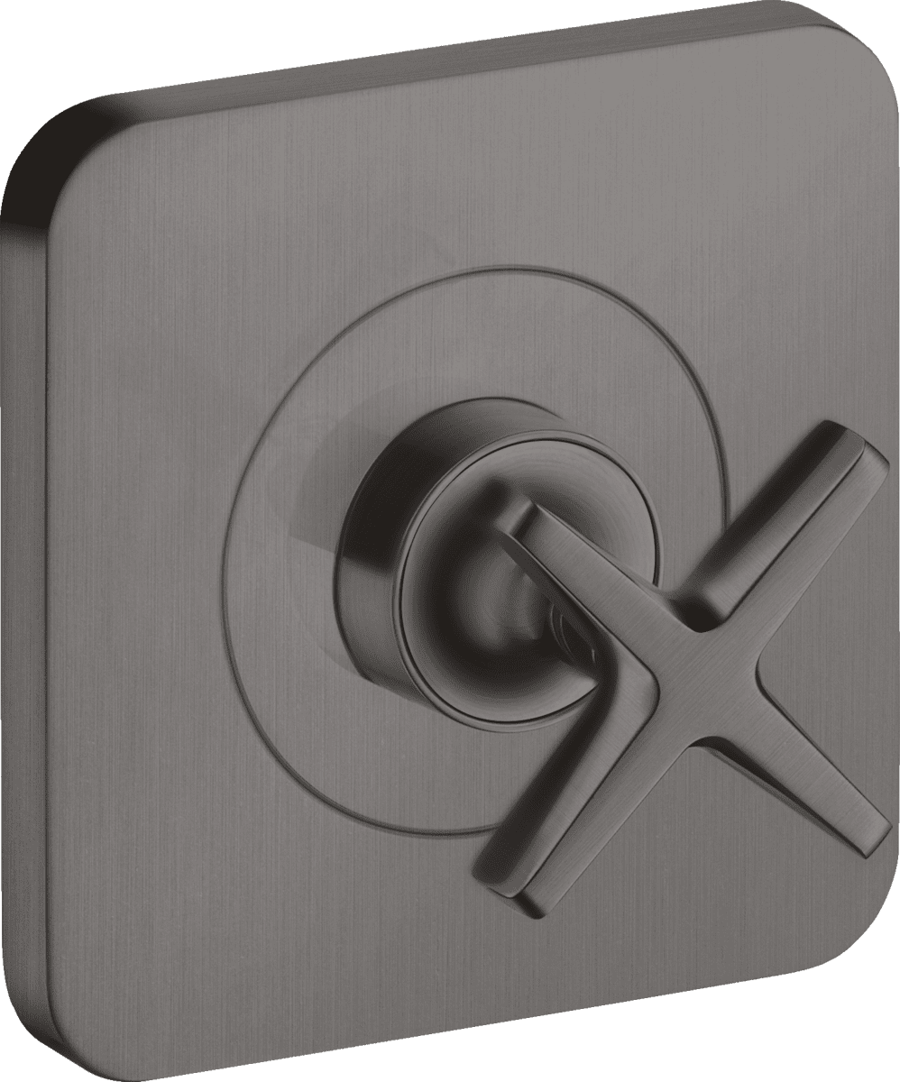 HANSGROHE AXOR Citterio E Absperrventil 120/120 Unterputz #36771340 - Brushed Black Chrome