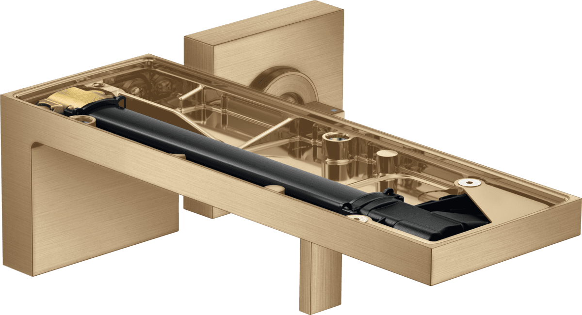 HANSGROHE AXOR MyEdition Einhebel-Waschtischmischer Unterputz für Wandmontage mit Auslauf 221 mm ohne Platte #47062140 - Brushed Bronze