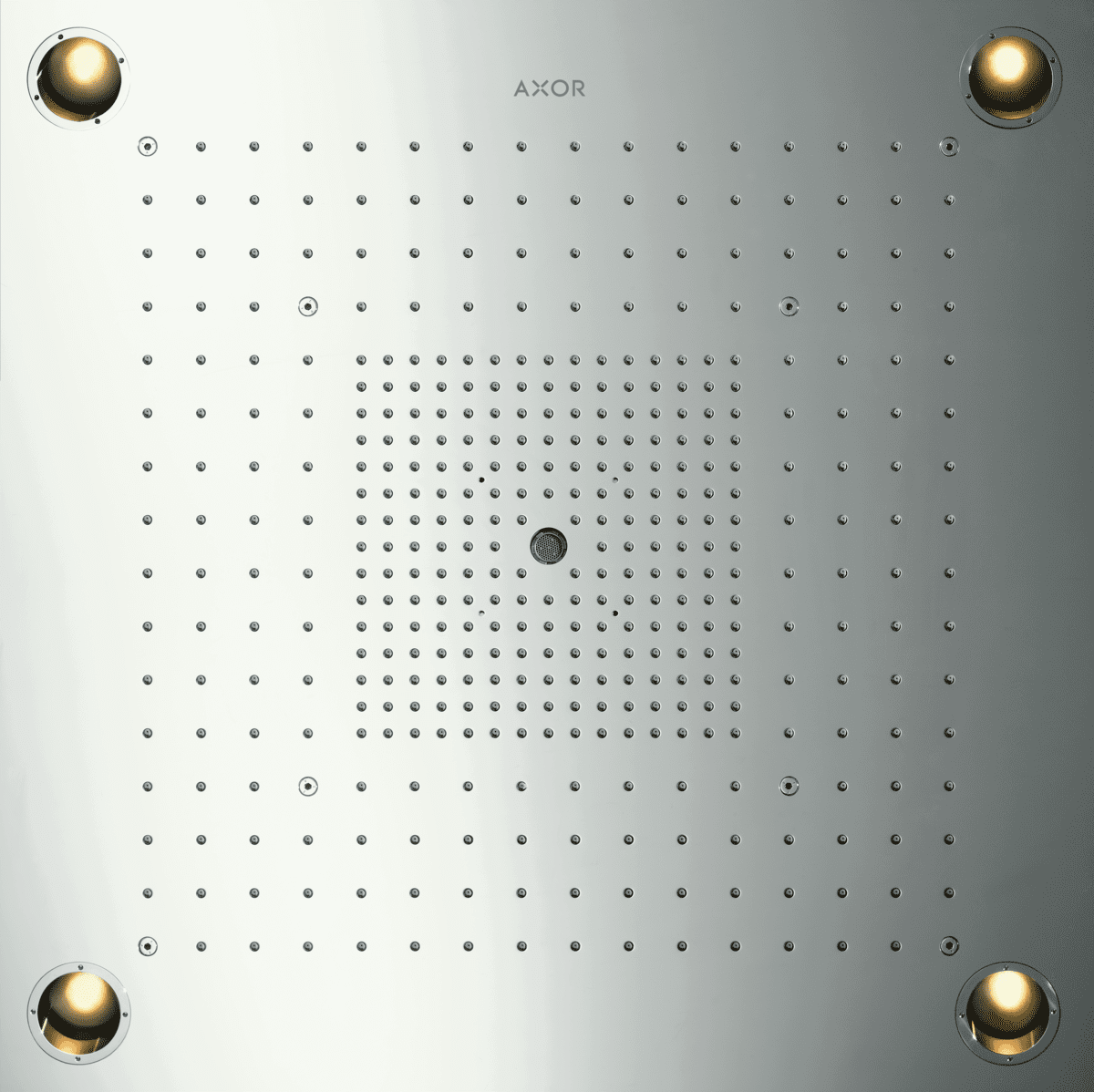 Bild von HANSGROHE AXOR ShowerSolutions ShowerHeaven 720/720 3jet mit Beleuchtung #10627800 - Edelstahl Optic