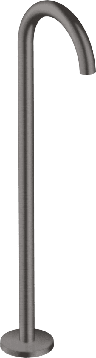 HANSGROHE AXOR Uno Wanneneinlauf gebogen bodenstehend #38412340 - Brushed Black Chrome
