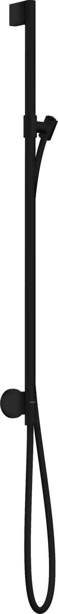 Obrázek HANSGROHE AXOR One sprchová tyč s nástěnným připojením a sprchovou hadicí 1,60 m #48792670 - matná černá