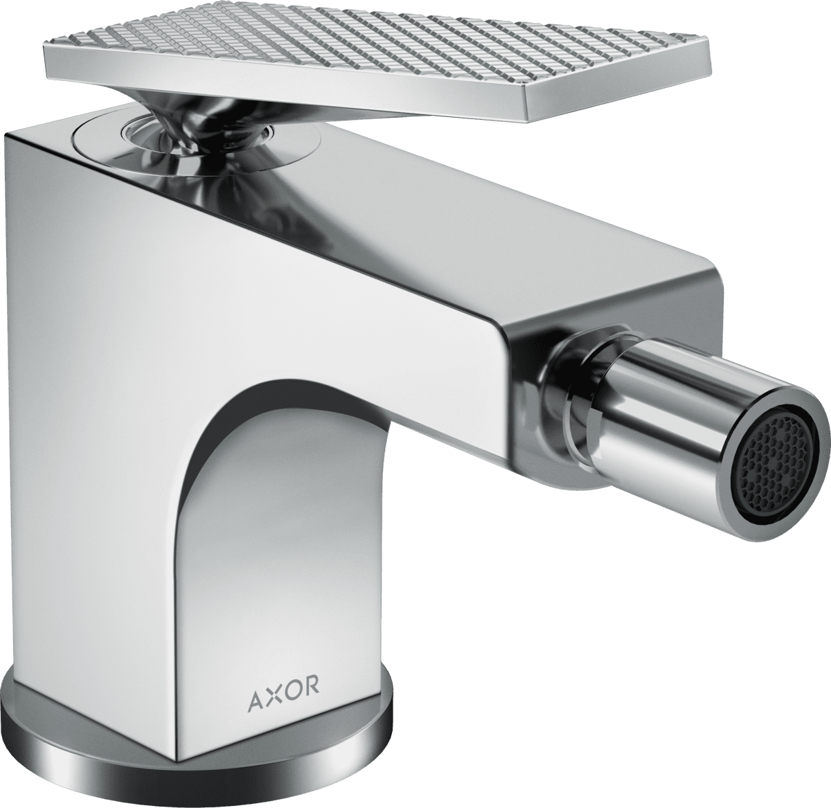 Picture of HANSGROHE AXOR Citterio Single lever bidet mixer with lever handle and pop-up waste set - rhombic cut #39201000 - Chrome