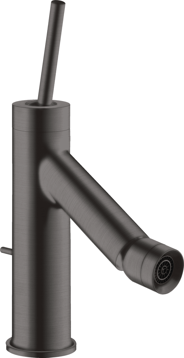 HANSGROHE AXOR Starck Einhebel-Bidetmischer mit Pingriff und Zugstangen-Ablaufgarnitur #10211340 - Brushed Black Chrome