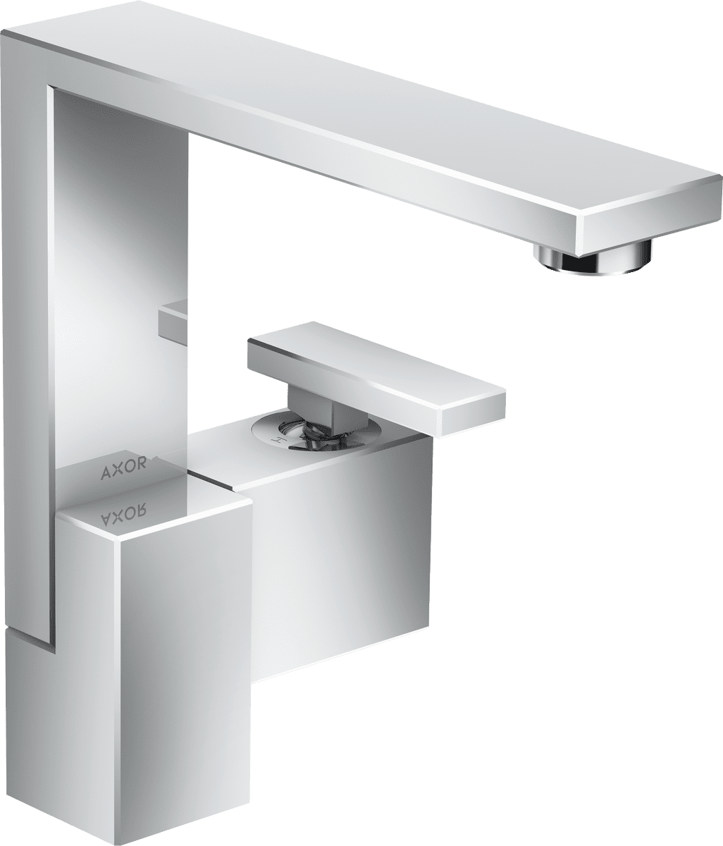 Picture of HANSGROHE AXOR Edge Single lever basin mixer 190 with push-open waste set #46020000 - Chrome
