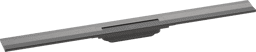Bild von HANSGROHE RainDrain Flex Fertigset Duschrinne 900 kürzbar zur Wandmontage #56052340 - Brushed Black Chrome