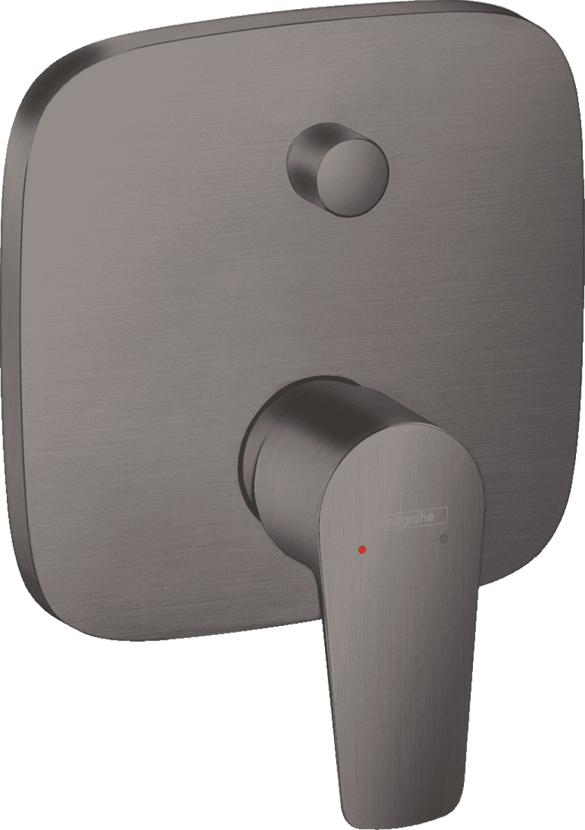 HANSGROHE Talis E Tek kollu banyo bataryası ankastre montaj #71745340 - Mat Siyah Krom resmi