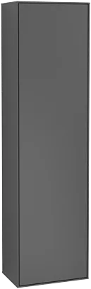 VILLEROY BOCH Finion Tall cabinet, 1 door, 418 x 1516 x 270 mm, Silk Grey Matt Lacquer #F49000HJ resmi