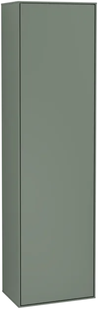 Picture of VILLEROY BOCH Finion Tall cabinet, 1 door, 418 x 1516 x 270 mm, Olive Matt Lacquer #F48000GM