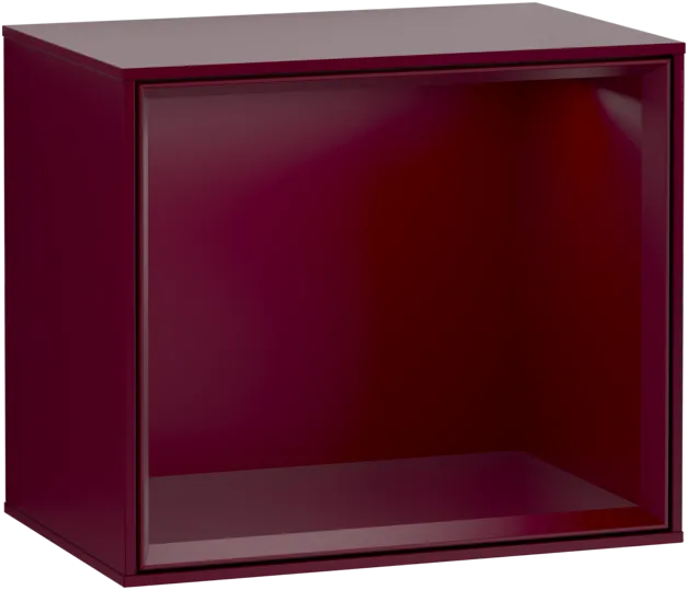 Bild von VILLEROY BOCH Finion Regalmodul, mit Beleuchtung, 418 x 356 x 270 mm, Peony Matt Lacquer / Peony Matt Lacquer #F580HBHB