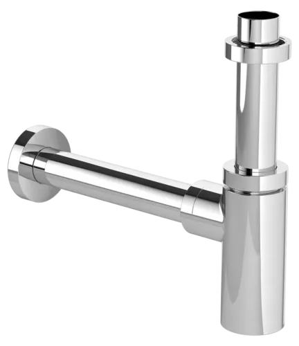 Picture of VILLEROY BOCH Universal Taps & Fittings Siphon for wall-mounted Round, Chrome #TVC00000400061
