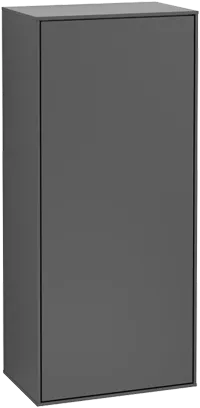 Bild von VILLEROY BOCH Finion Seitenschrank, mit Beleuchtung, 1 Tür, 418 x 936 x 270 mm, Silk Grey Matt Lacquer #G56000HJ