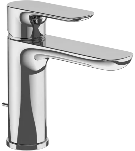 VILLEROY BOCH O.novo Single-lever basin mixer with draw bar outlet fitting, Chrome #TVW10410111061 resmi