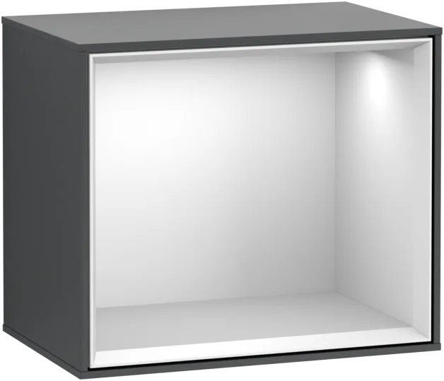 εικόνα του VILLEROY BOCH Finion Shelf module, with lighting, 418 x 356 x 270 mm, Midnight Blue Matt Lacquer / White Matt Lacquer #F580MTHG
