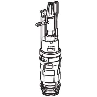 Obrázek GEBERIT Omega vypouštěcí ventil s pouzdrem pro splachovací nádržky pod omítku 243.094.00.1
