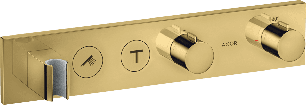 Bild von HANSGROHE AXOR ShowerSolutions Thermostatmodul Select 460/90 Unterputz für 2 Verbraucher #18355990 - Polished Gold Optic