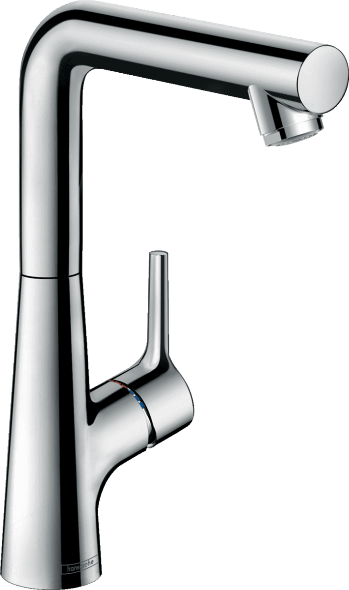 Bild von HANSGROHE Talis S Einhebel-Waschtischmischer 210 mit Schwenkauslauf und Zugstangen-Ablaufgarnitur #72105000