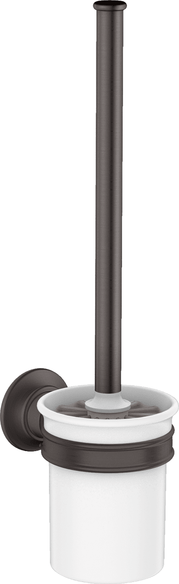 Picture of HANSGROHE AXOR Montreux Toilet brush holder wall-mounted #42035340 - Brushed Black Chrome