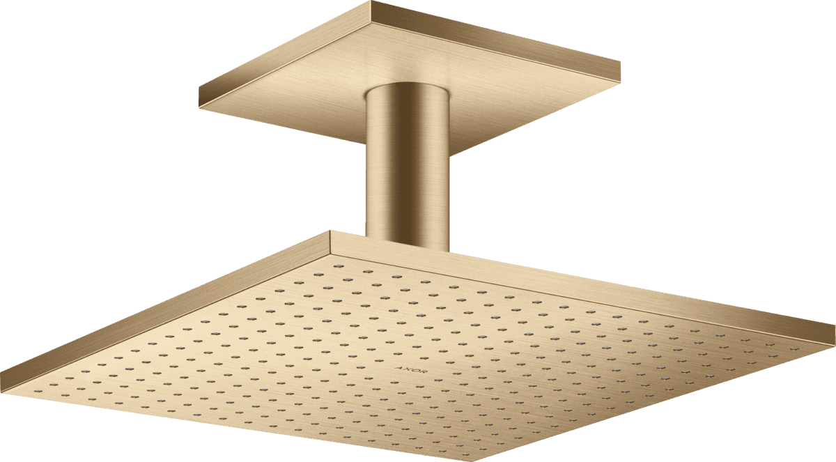 HANSGROHE AXOR ShowerSolutions Kopfbrause 300/300 2jet mit Deckenanschluss #35320140 - Brushed Bronze