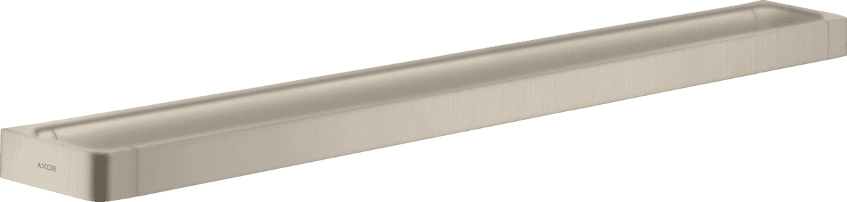 Зображення з  HANSGROHE AXOR Universal Softsquare Rail bath towel holder 800 mm #42833820 - Brushed Nickel