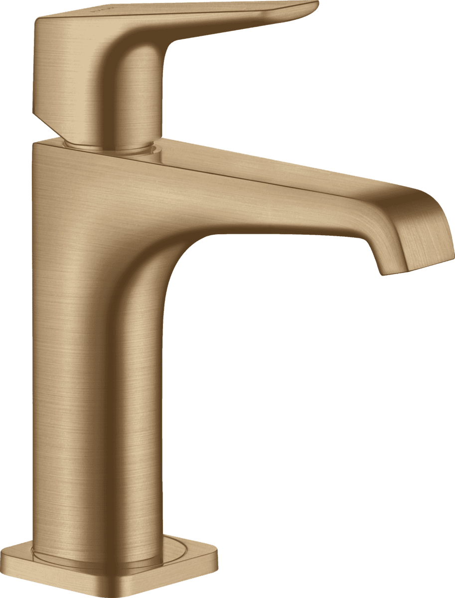 εικόνα του HANSGROHE AXOR Citterio E Single lever basin mixer 130 with lever handle and waste set #36111140 - Brushed Bronze