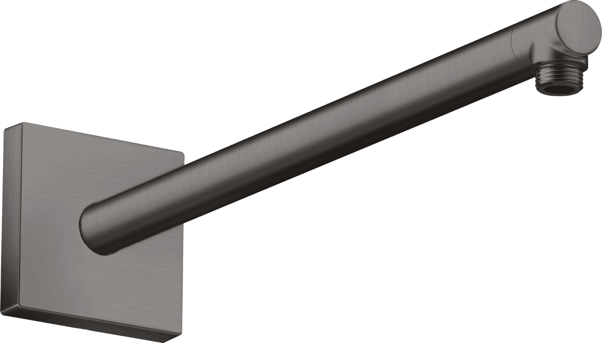 HANSGROHE AXOR ShowerSolutions Brausearm 390 mm eckig #26436340 - Brushed Black Chrome