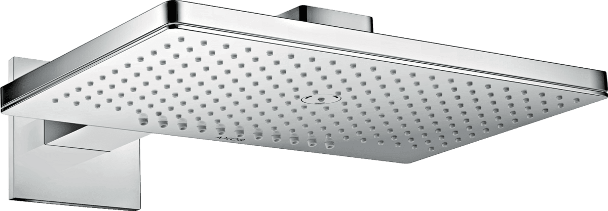 Зображення з  HANSGROHE AXOR ShowerSolutions Overhead shower 460/300 2jet with shower arm and square escutcheon #35280000 - Chrome