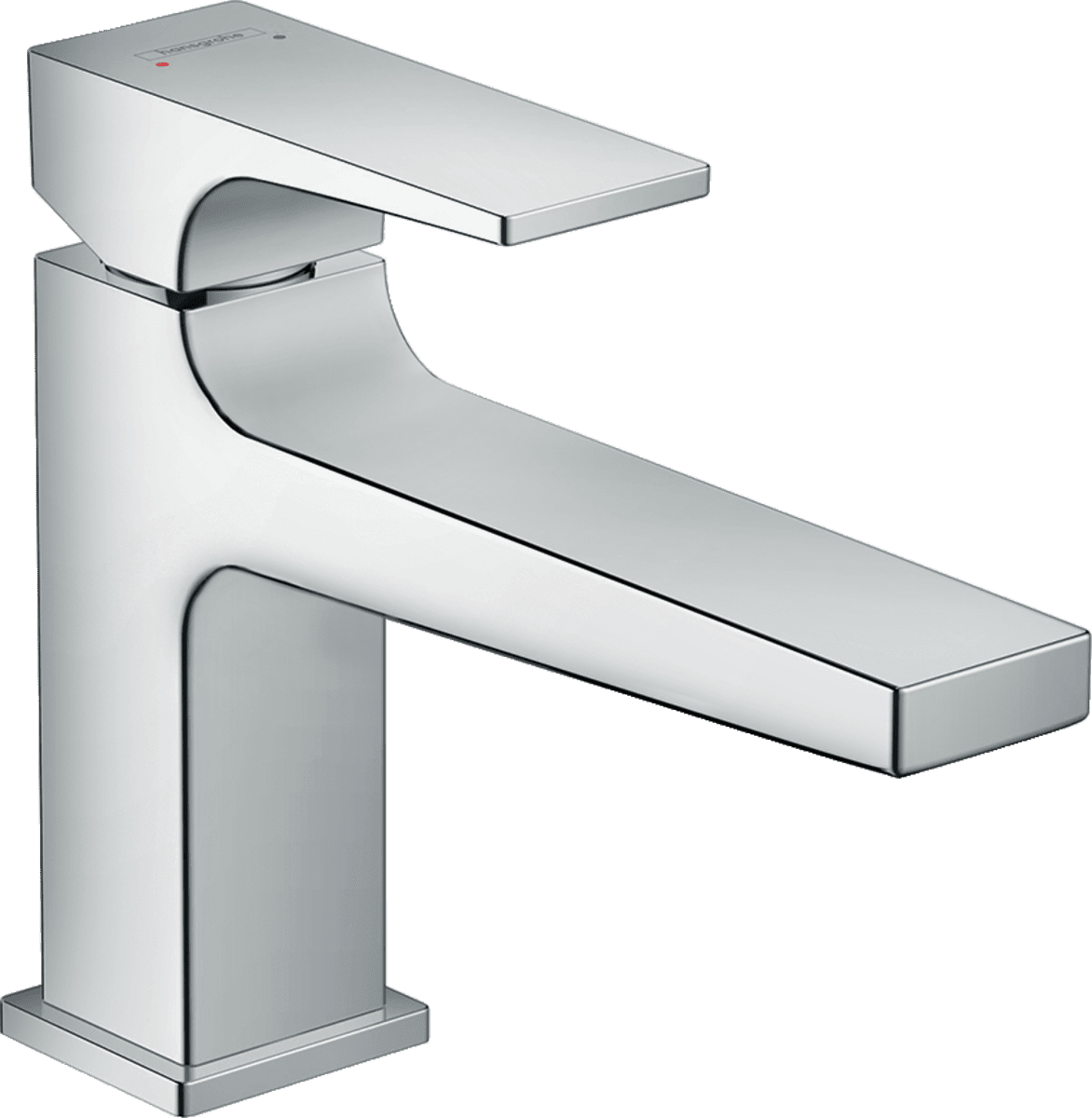 Bild von HANSGROHE Metropol Einhebel-Waschtischmischer 100 mit Hebelgriff und Push-Open Ablaufgarnitur #32502000 - Chrom