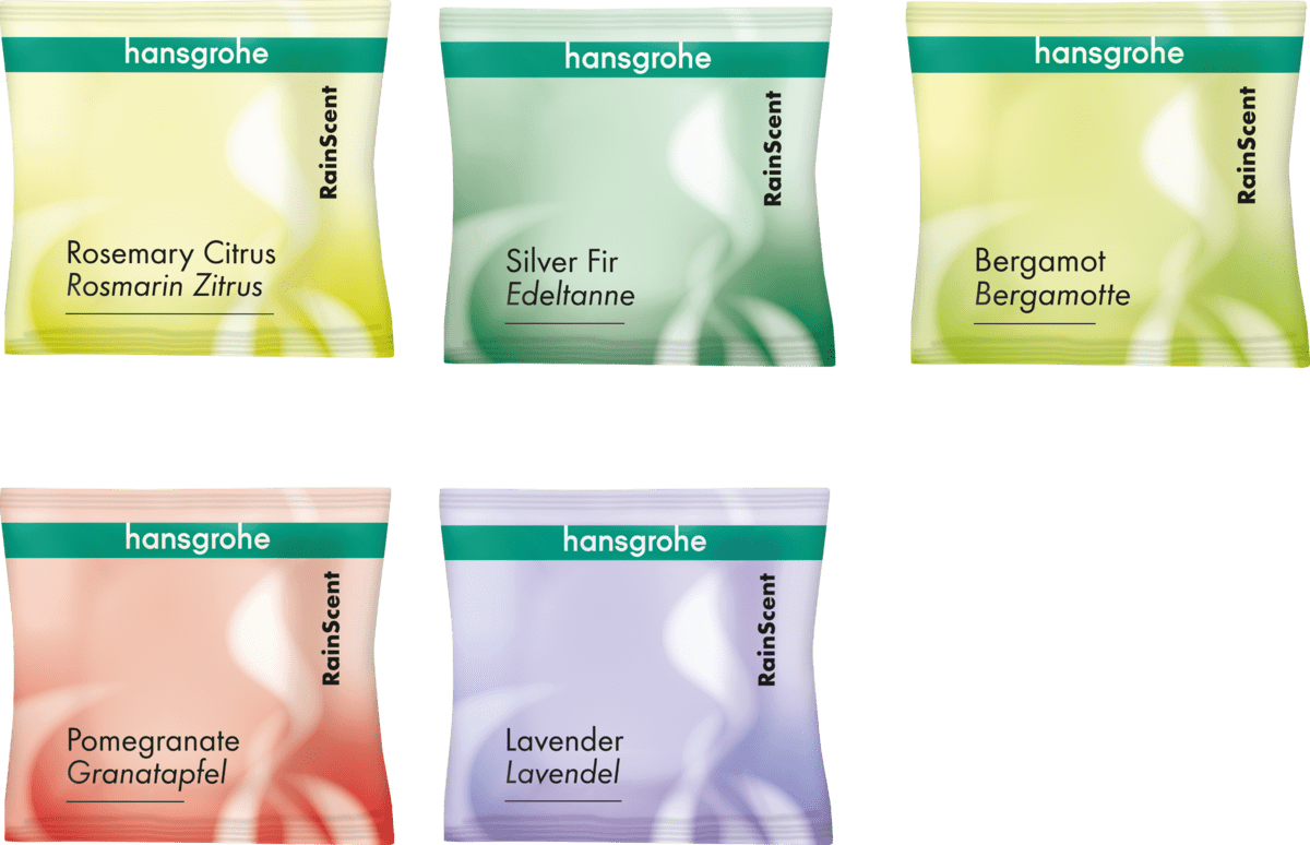 HANSGROHE RainScent Wellness Kit Mix (5-er Verpackung Duschtabs) 21146000