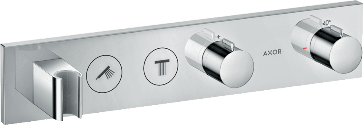 HANSGROHE AXOR ShowerSolutions Termostatik modül Select 460/90 ankastre montaj 2 çıkış için #18355000 - Krom resmi