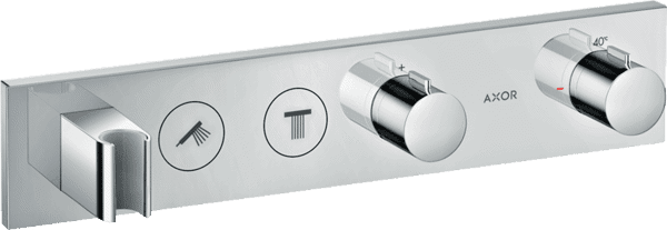 Bild von HANSGROHE AXOR ShowerSolutions Thermostatmodul Select 460/90 Unterputz für 2 Verbraucher #18355000 - Chrom