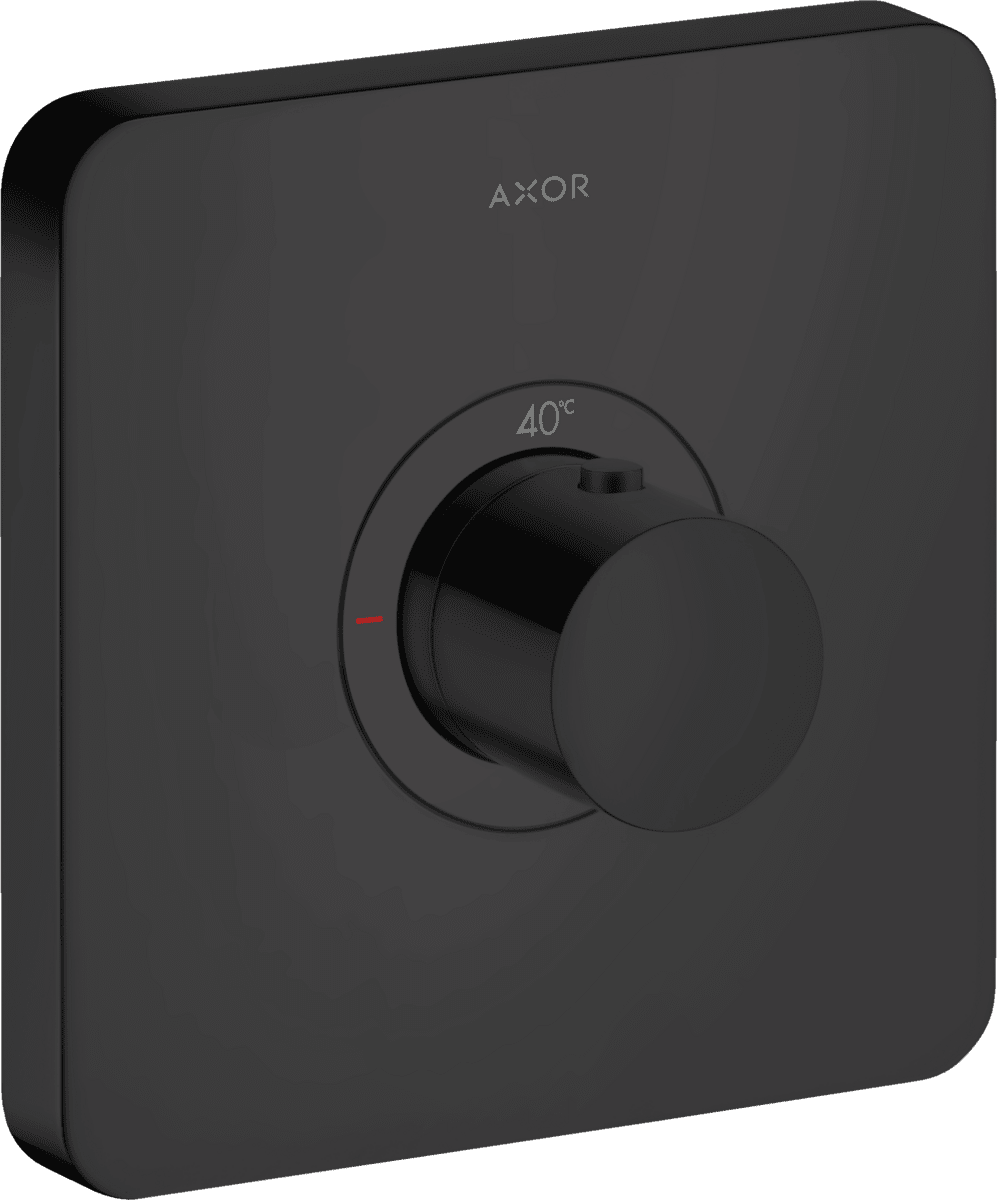 HANSGROHE AXOR ShowerSelect Thermostat HighFlow Unterputz softsquare #36711670 - Mattschwarz