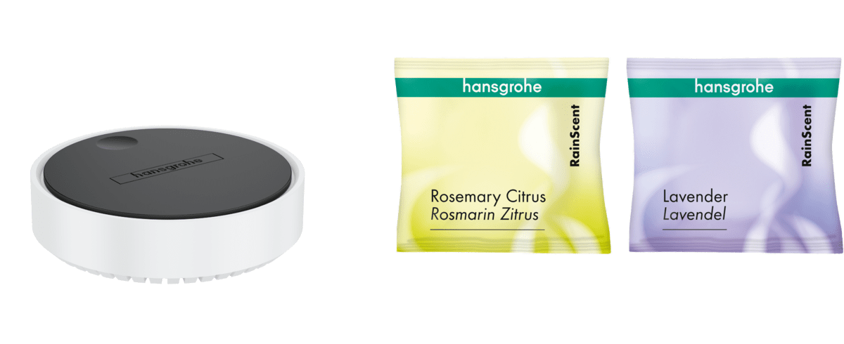 HANSGROHE RainScent Starter Kit (1 Case + 2 Duschtabs) Mattweiß 21140700