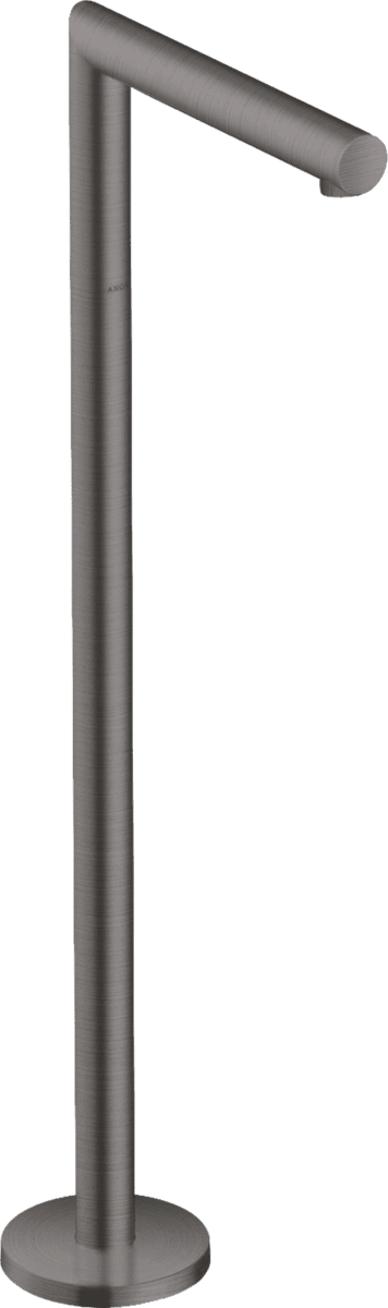 HANSGROHE AXOR Uno Wanneneinlauf gerade bodenstehend #45412340 - Brushed Black Chrome
