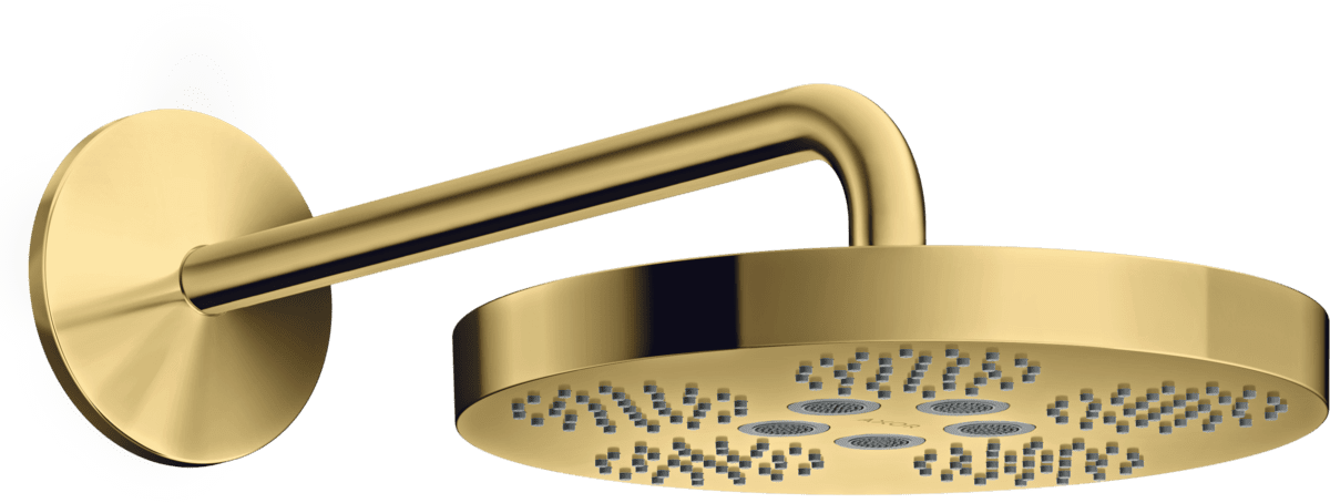 Bild von HANSGROHE AXOR One Overhead shower 280 1jet with shower arm Polished Gold Optic 48491990
