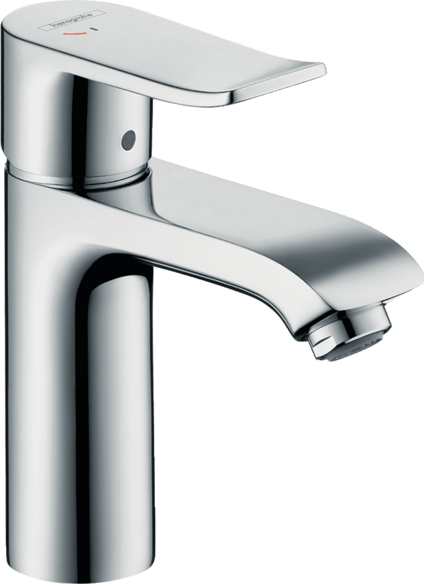 Bild von HANSGROHE Metris Einhebel-Waschtischmischer 110 CoolStart mit Zugstangen-Ablaufgarnitur #31121000 - Chrom