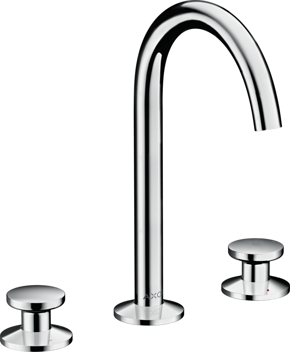 Picture of HANSGROHE AXOR One 3-hole basin mixer Select 170 with push-open waste set #48070000 - Chrome