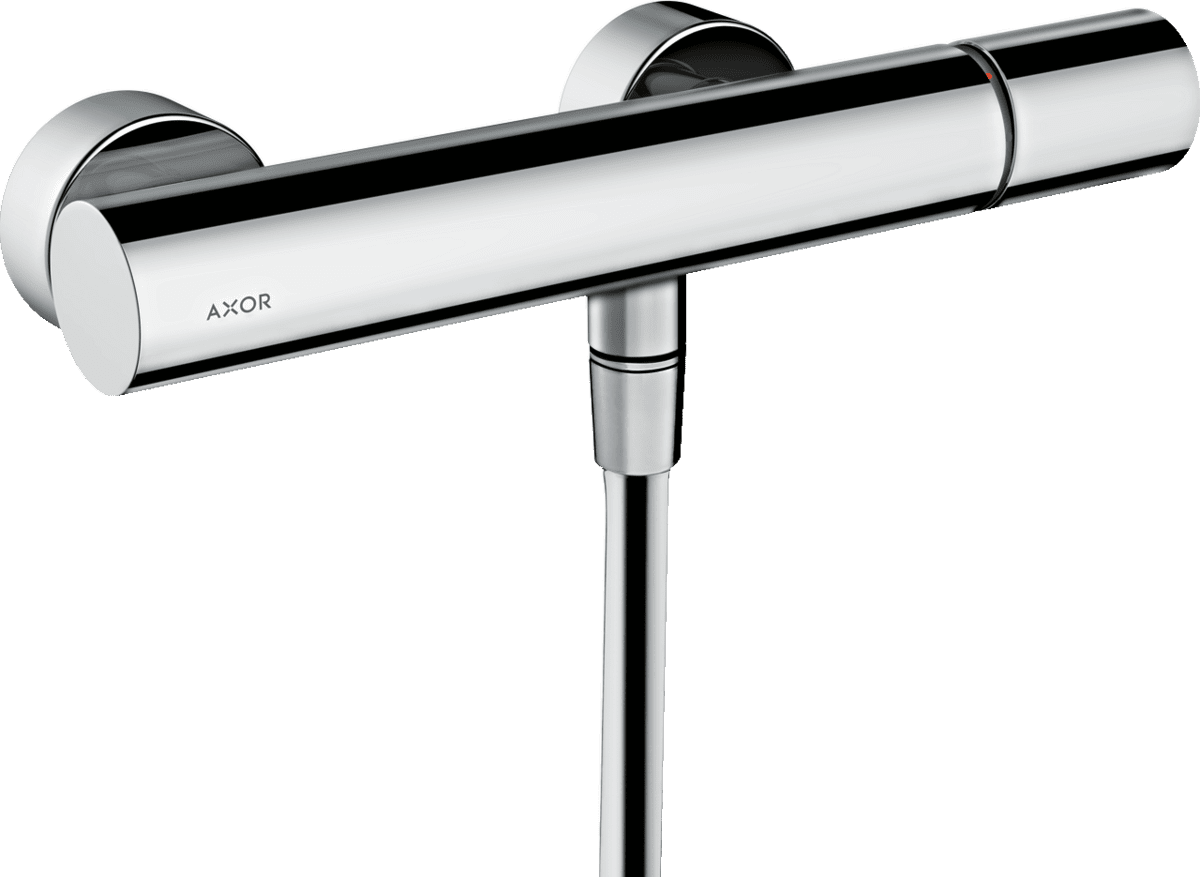 Picture of HANSGROHE AXOR Uno Single lever shower mixer for exposed installation with zero handle #45600000 - Chrome