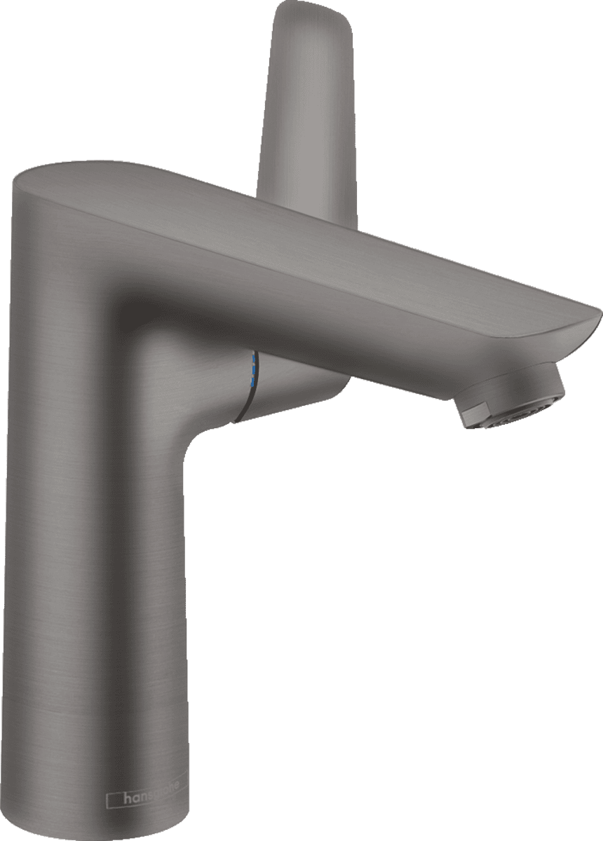 Bild von HANSGROHE Talis E Einhebel-Waschtischmischer 150 mit Zugstangen-Ablaufgarnitur Brushed Black Chrome 71754340