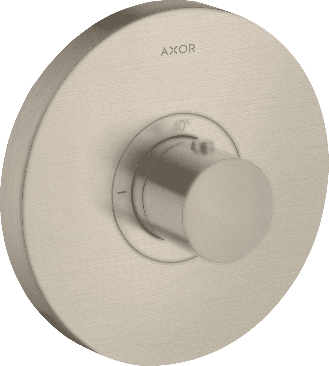 HANSGROHE AXOR ShowerSelect Thermostat HighFlow Unterputz rund #36721820 - Brushed Nickel