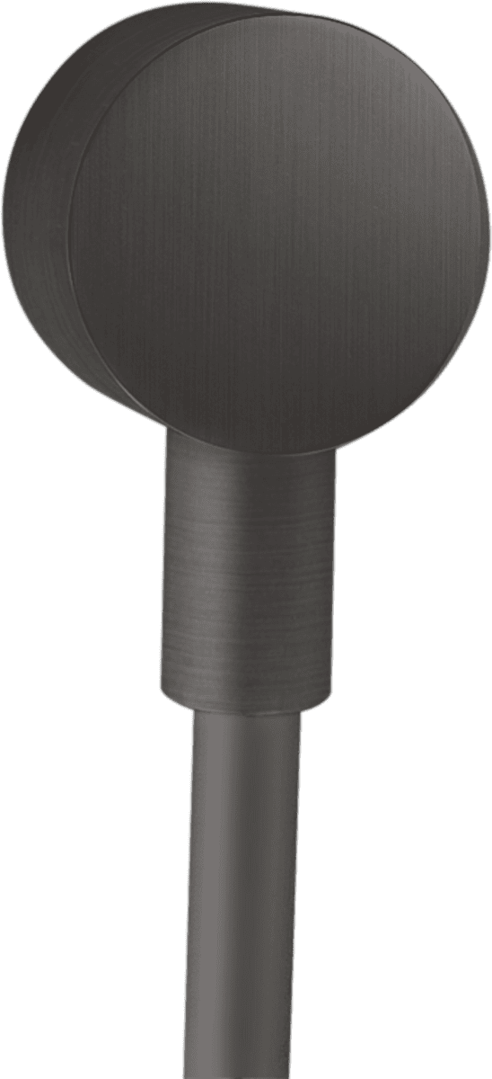 Bild von HANSGROHE AXOR Starck Wandanschluss rund Brushed Black Chrome 27451340