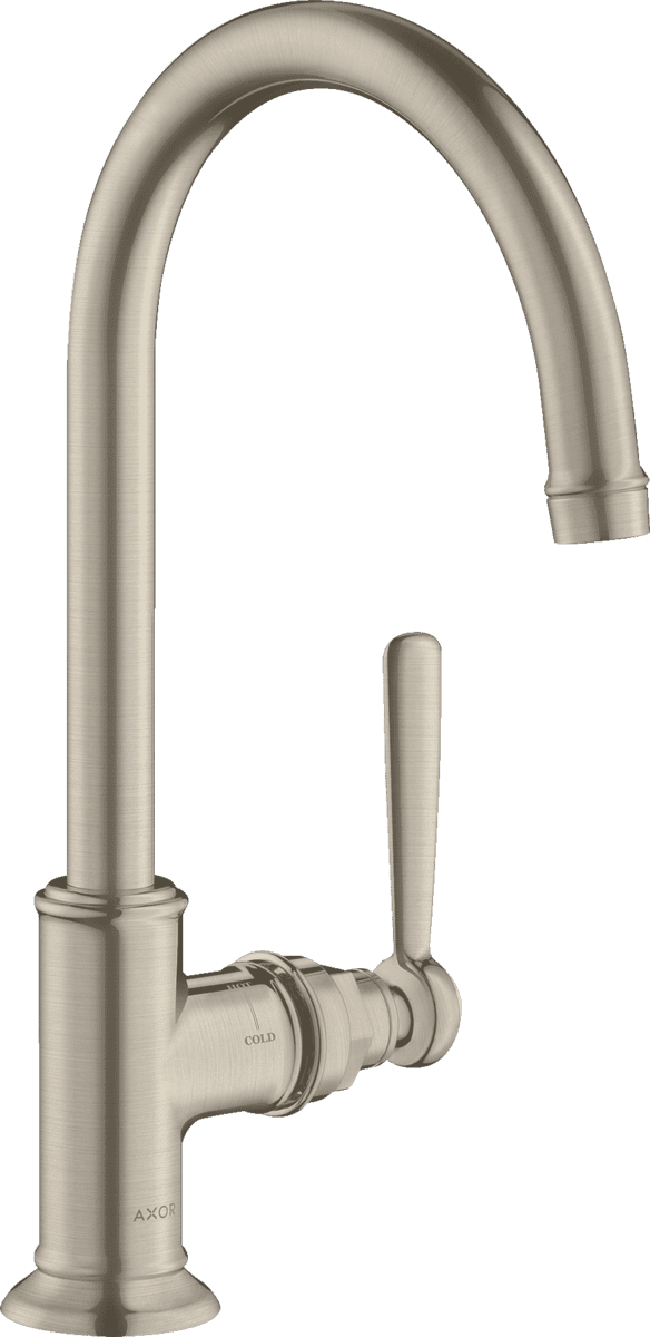 εικόνα του HANSGROHE AXOR Montreux Single lever basin mixer 210 with lever handle and waste set #16518820 - Brushed Nickel