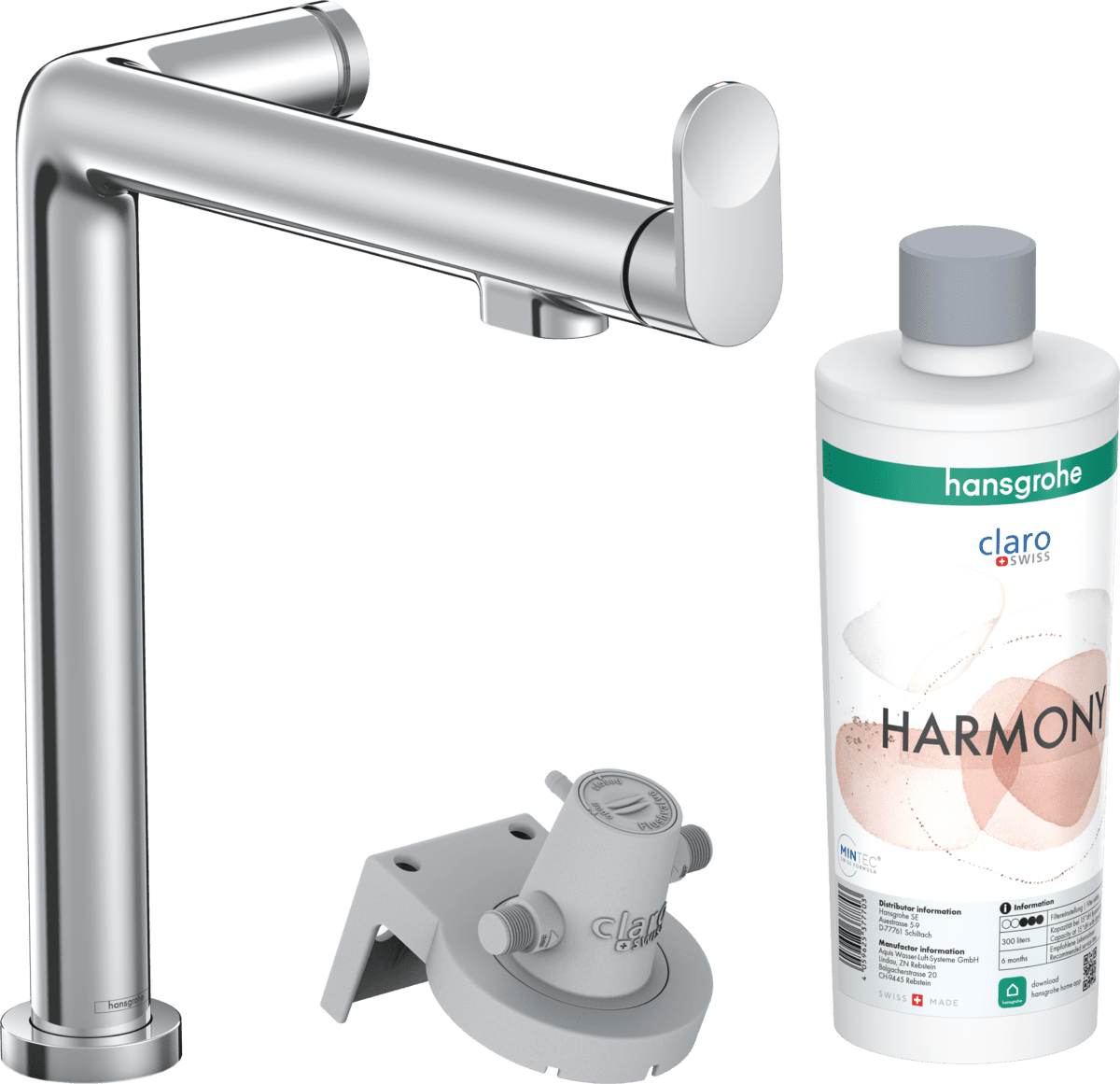 Picture of HANSGROHE Aqittura M91 FilterSystem 240, 1jet, starter set #76802000 - Chrome