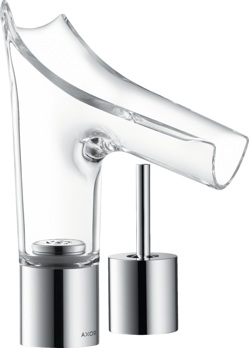 Picture of HANSGROHE AXOR Starck V 2-hole basin mixer 110 with waste set #12115000 - Chrome