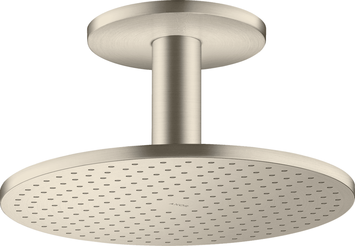 Зображення з  HANSGROHE AXOR ShowerSolutions Overhead shower 300 1jet with ceiling connection #35301820 - Brushed Nickel