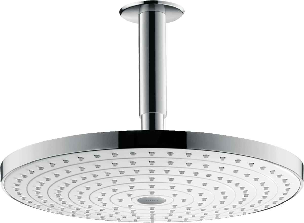 Bild von HANSGROHE Raindance Select S Kopfbrause 300 2jet mit Deckenanschluss #27337400 - Weiß/Chrom