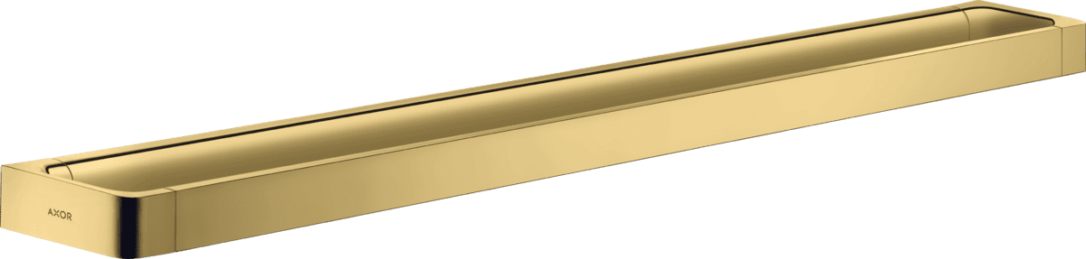 Зображення з  HANSGROHE AXOR Universal Softsquare Rail bath towel holder 800 mm #42833990 - Polished Gold Optic